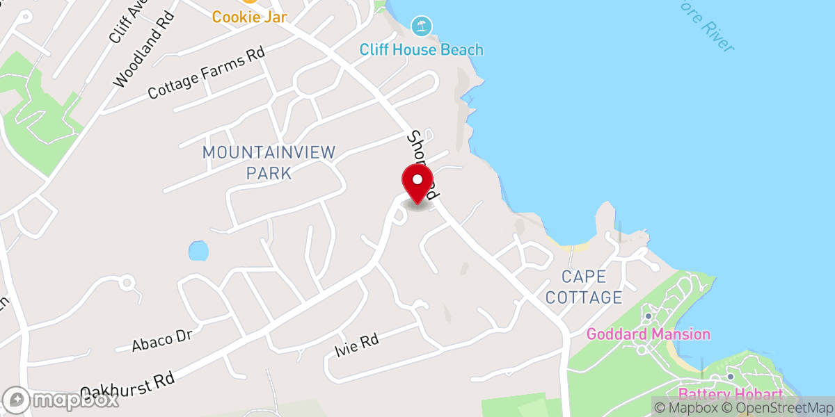 Map showing location of Saint Albans Episcopal Church