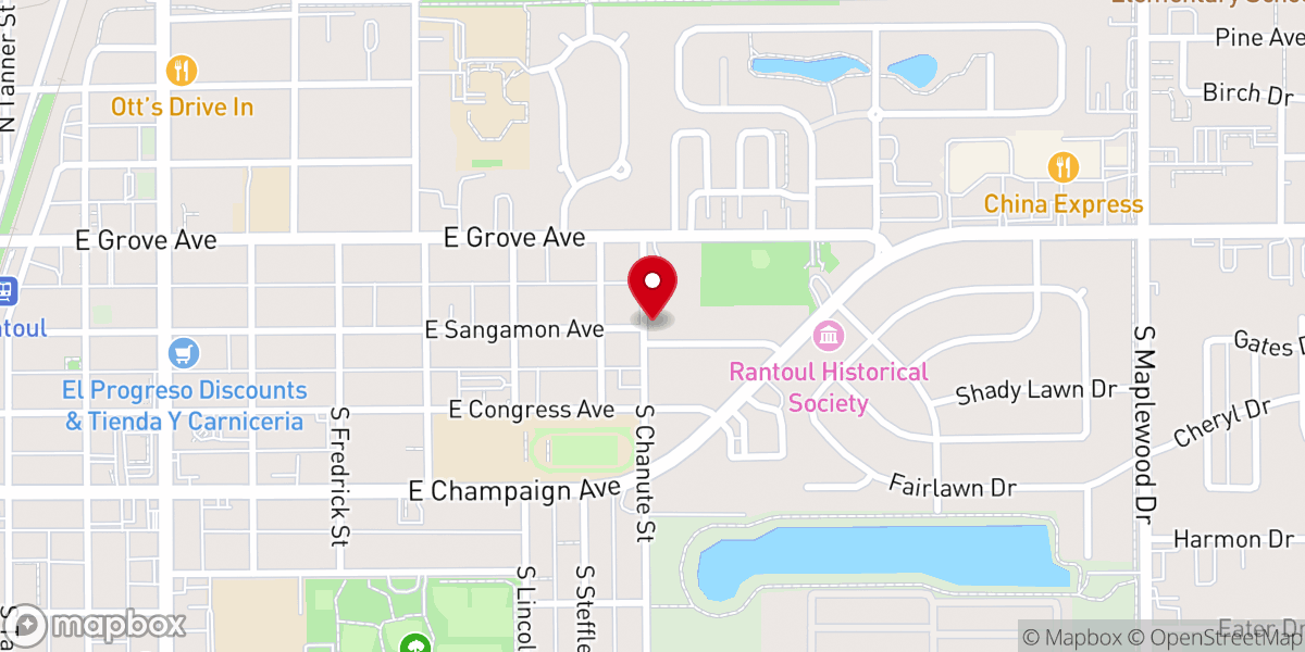 Map showing location of Rhema Holy Temple of God