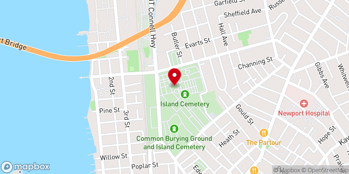 Map showing location of Belmont Chapel