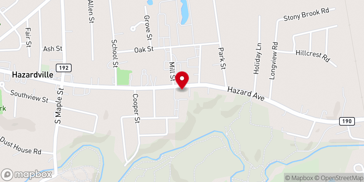 Map showing location of Enfield Church of Christ