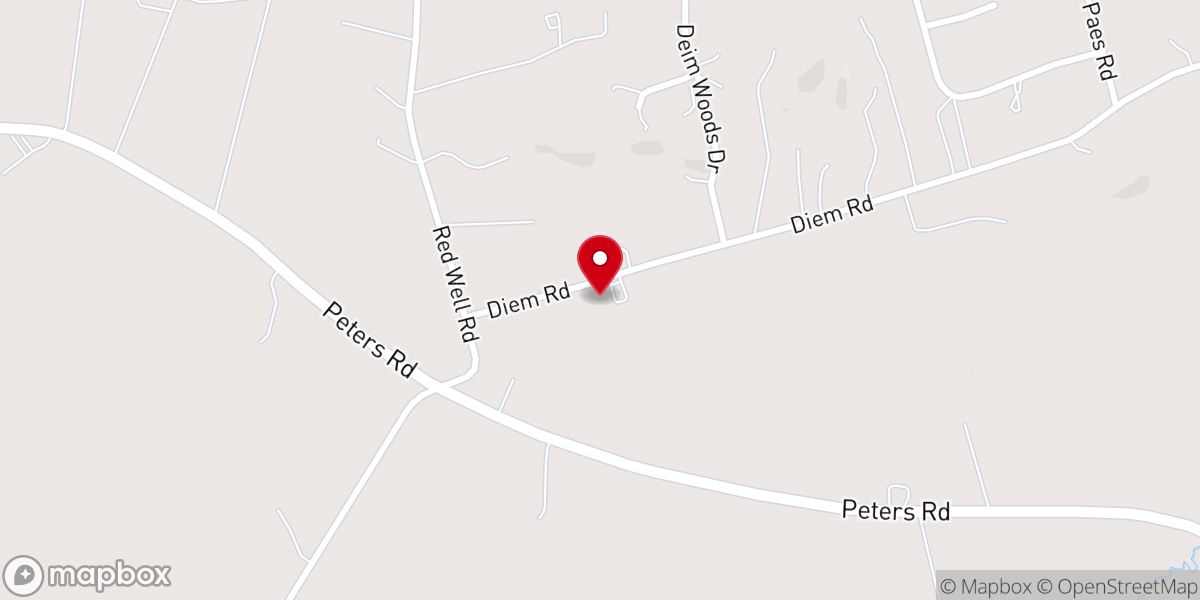 Map showing location of Safe Harbor Mennonite Church Meets Here