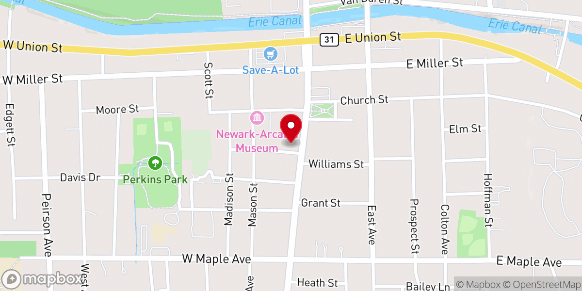 Map showing location of St Michael Church