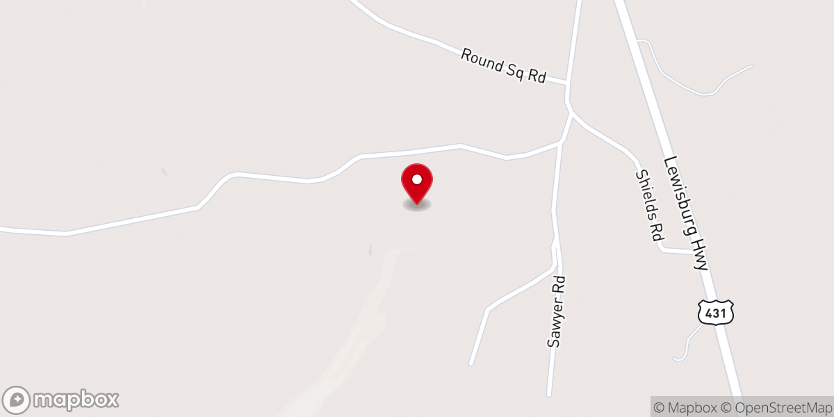 Map showing location of Haysland Church