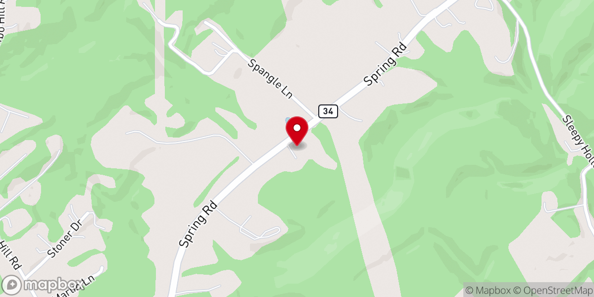Map showing location of Shermans Dale Seventh-day Adventist Church