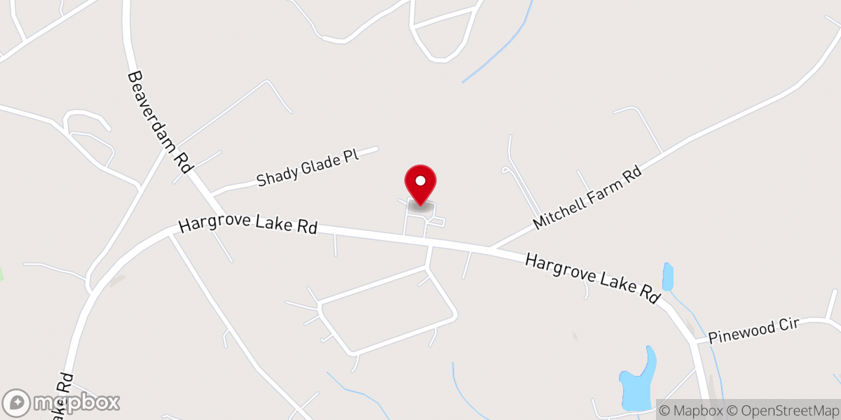 Map showing location of Sonlight Baptist Church