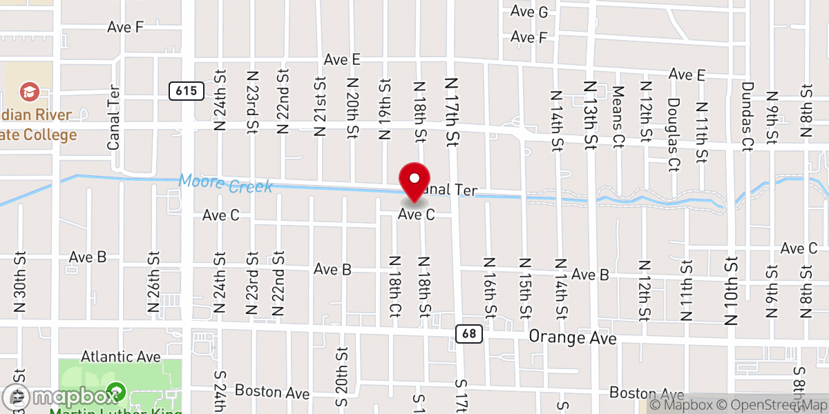 Map showing location of Halls Memorial Church-God