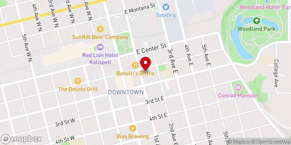 Map showing location of Immaculate Conception Church