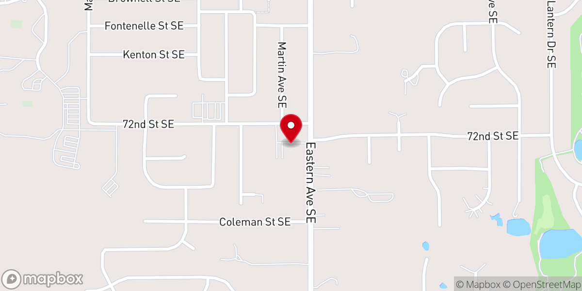 Map showing location of Discovery Church
