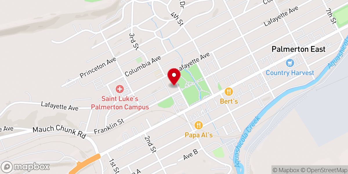 Map showing location of Living Hope Lighthouse Church