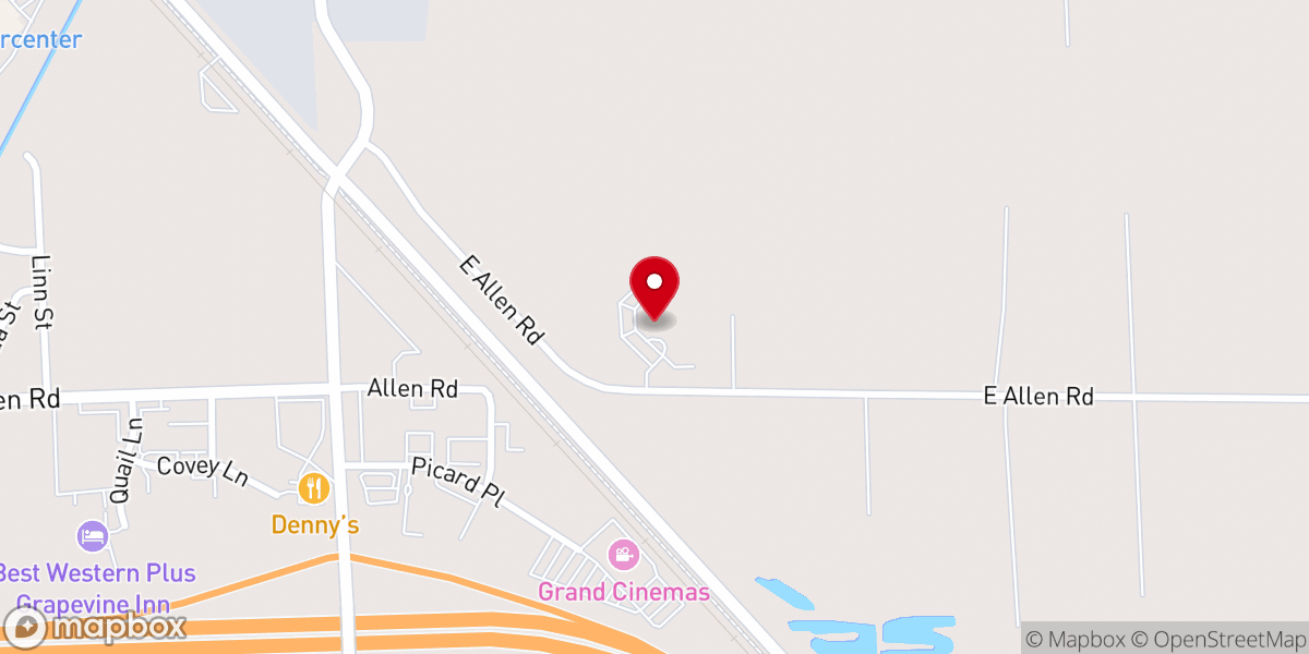 Map showing location of Neighborhood Church