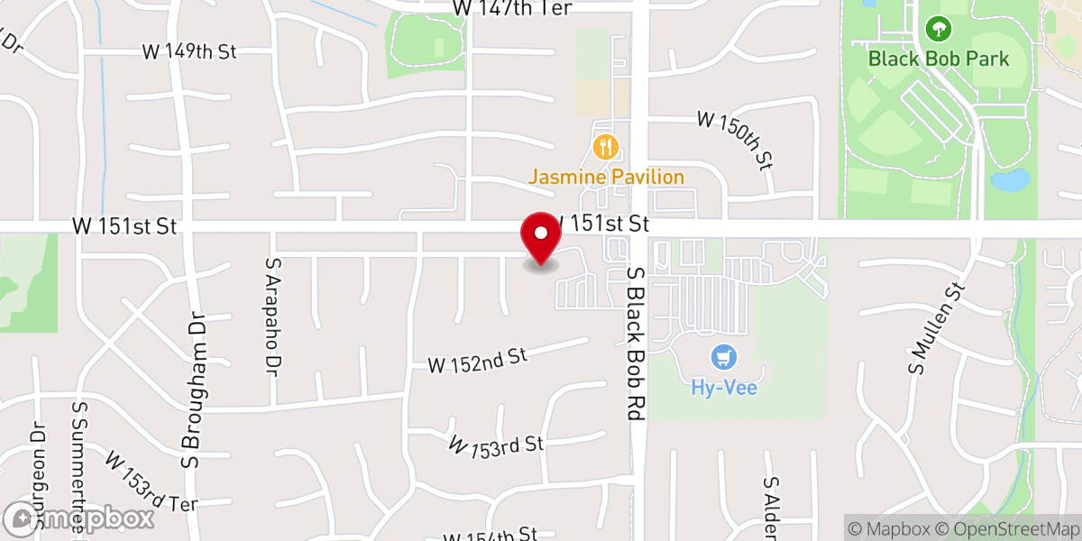 Map showing location of Aldersgate United Methodist Church