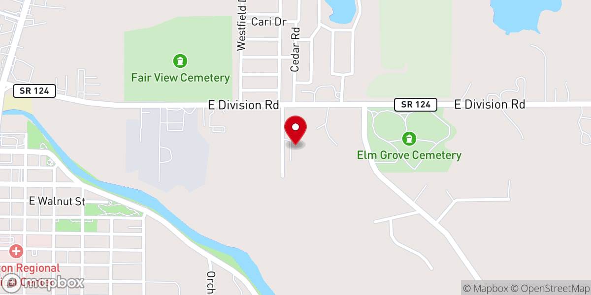 Map showing location of Kingdom Academy of Bluffton