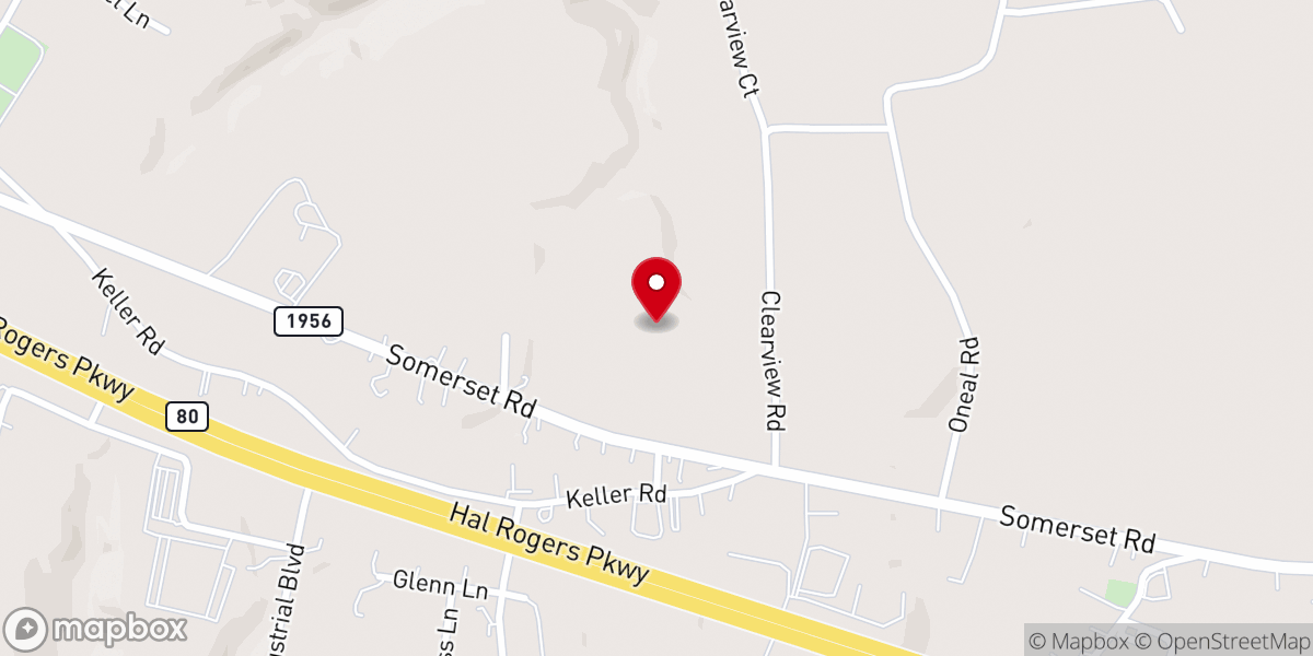 Map showing location of Plesant valley church