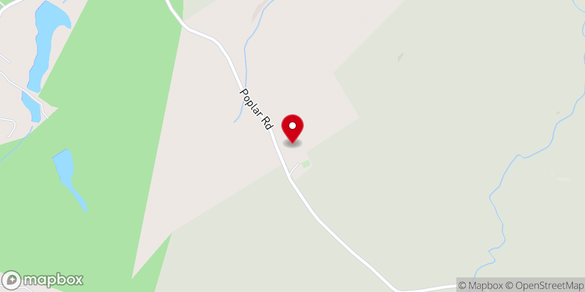 Map showing location of Reids Chapel Baptist Church