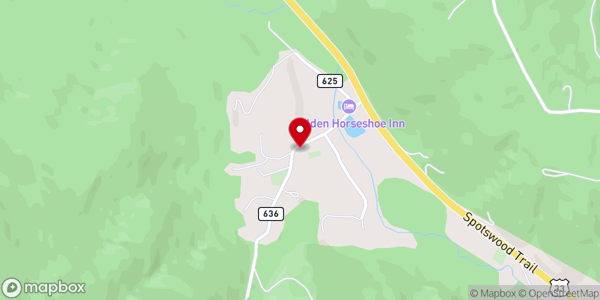 Map showing location of Lydia Mennonite Church