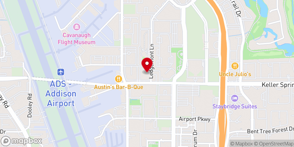 Map showing location of Ekklesia Bible Fellowship