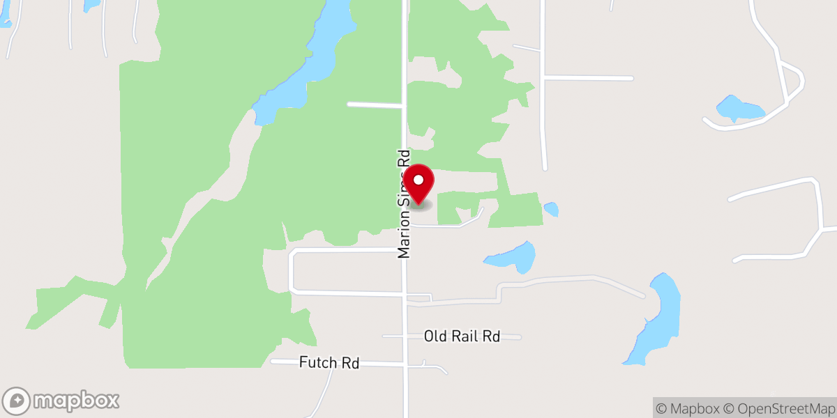Map showing location of Liberty Grove Church Of God