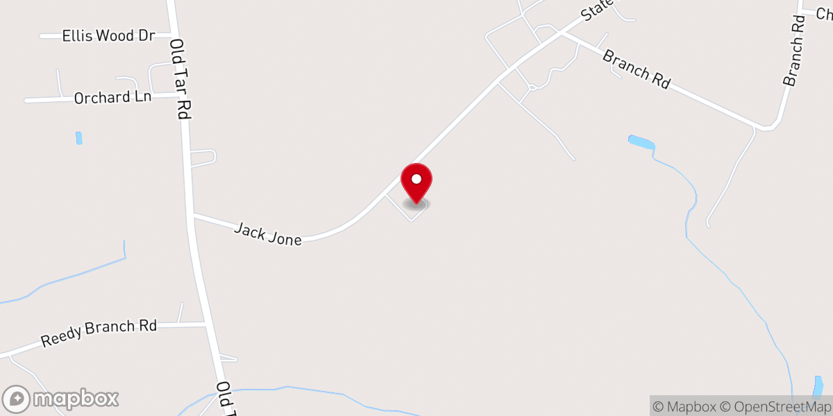Map showing location of Friends in Fellowship Christian Church