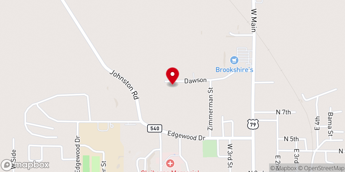 Map showing location of SFR & House Leveling