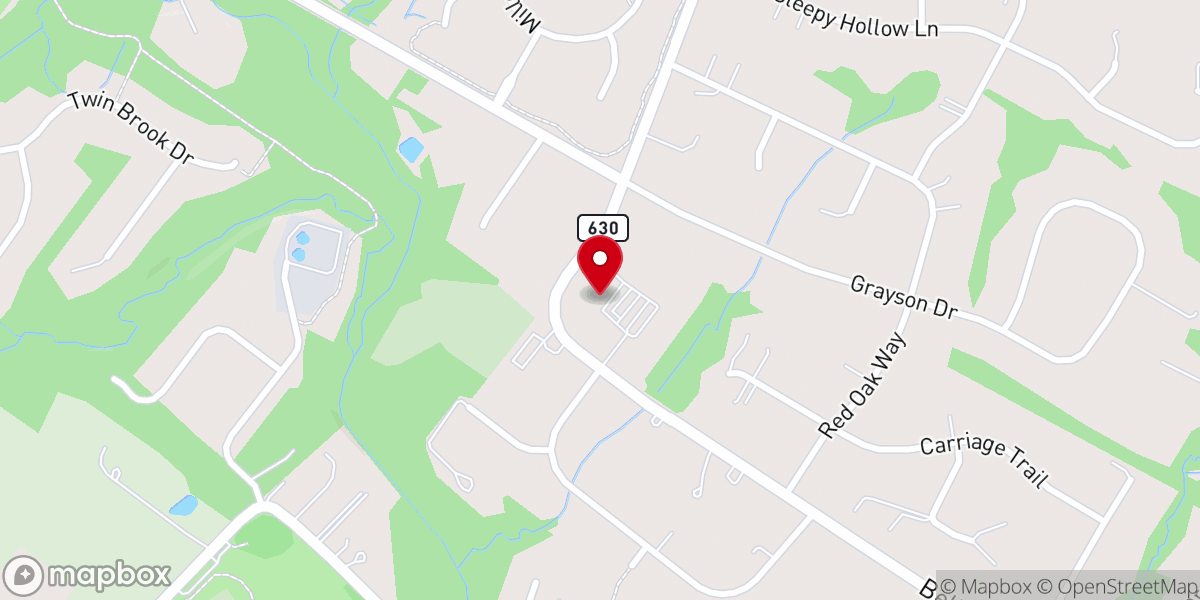 Map showing location of Montgomery Evangelical Free Church