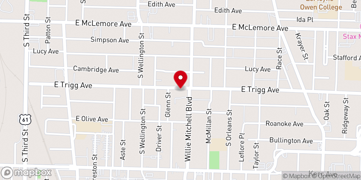 Map showing location of The Church of God House of Prayer