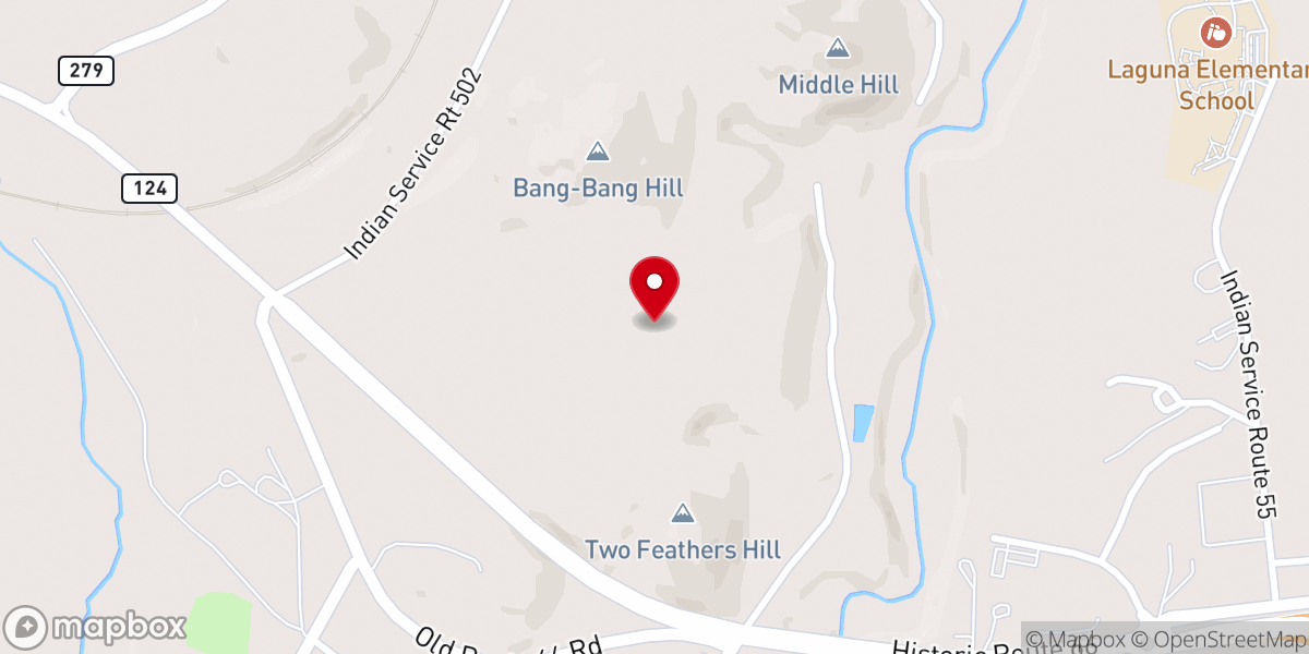 Map showing location of San Jose de la Laguna Mission Church and Convento Historic Site