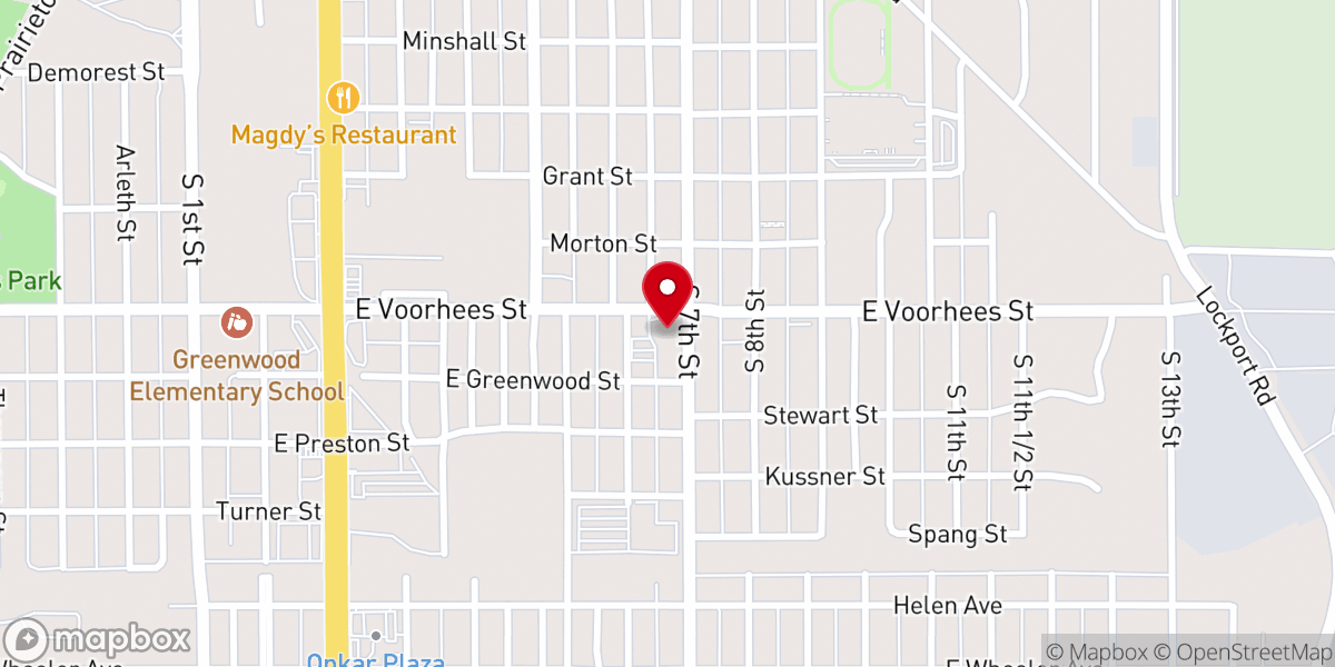 Map showing location of St Margaret Mary Catholic Church