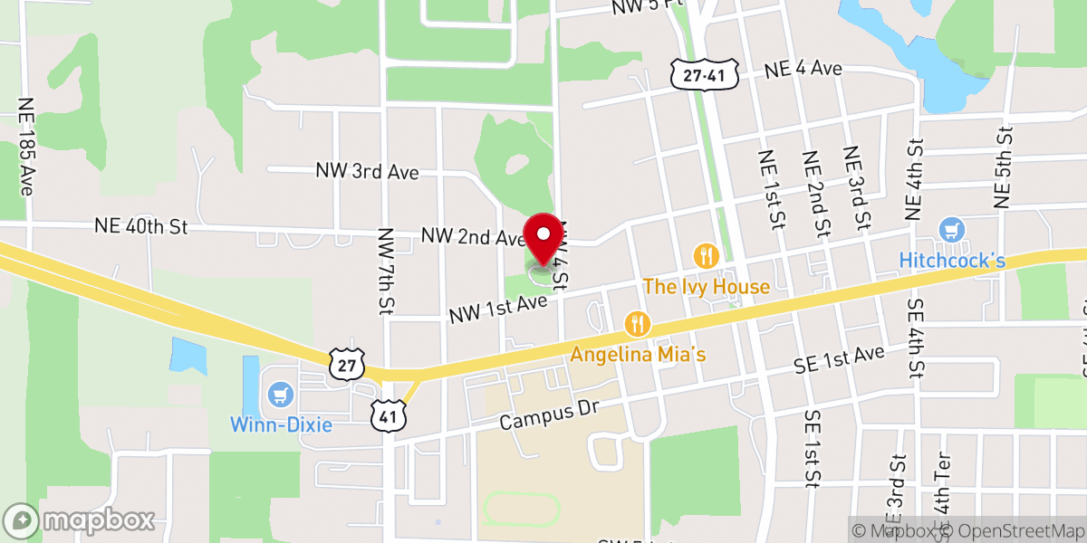 Map showing location of John Henry Celebration Park