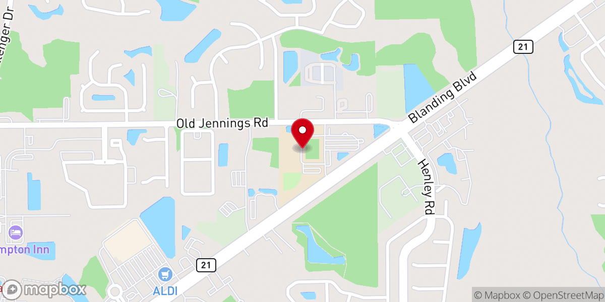 Map showing location of Annunciation Catholic School
