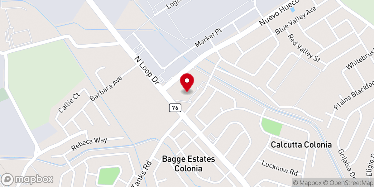 Map showing location of Saints Peter and Paul Church