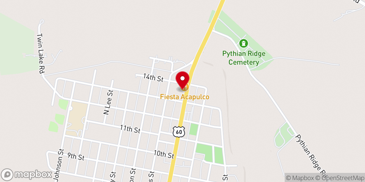 Map showing location of Saint Francis Borgia Catholic Church