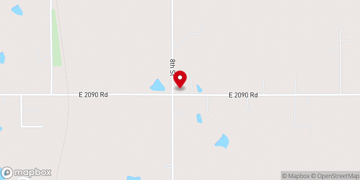 Map showing location of Springs Chapel