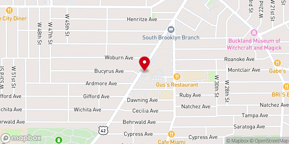 Map showing location of Our Lady of Good Counsel