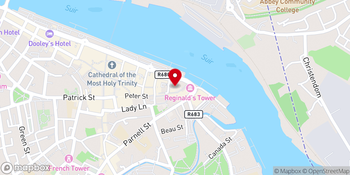 Map showing location of Grayfriars Abbey (The French Church)