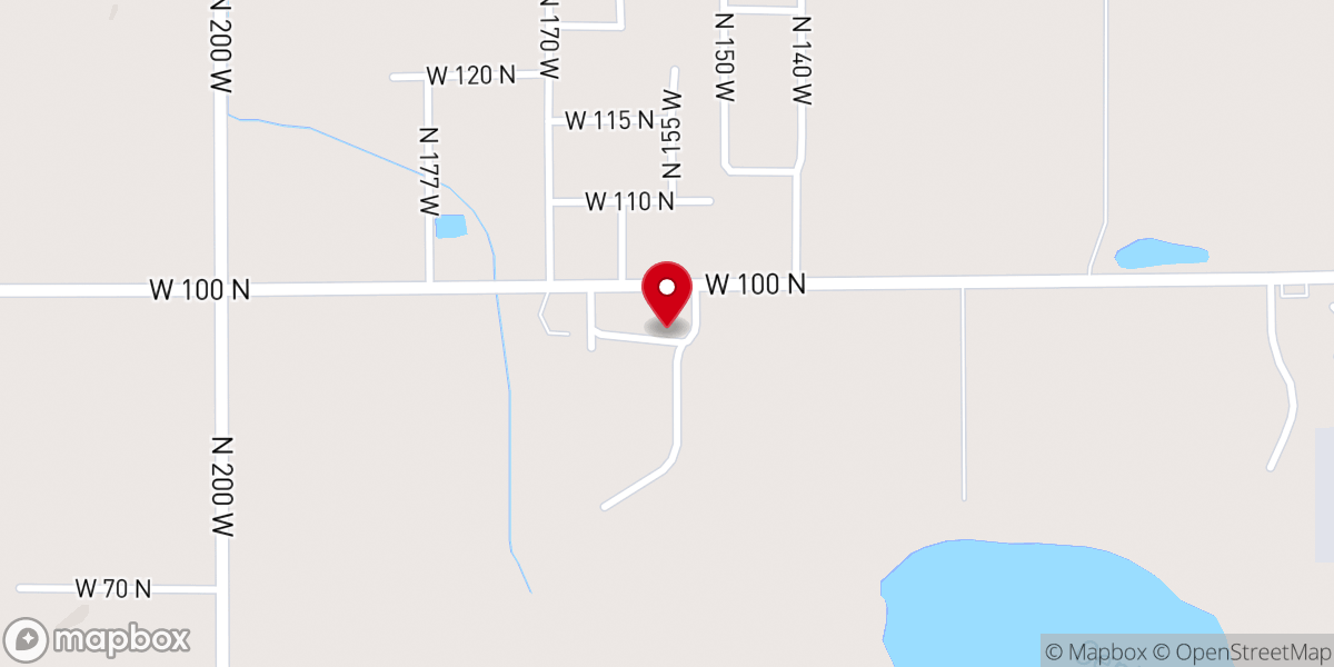 Map showing location of Country Road Lighthouse Ministries
