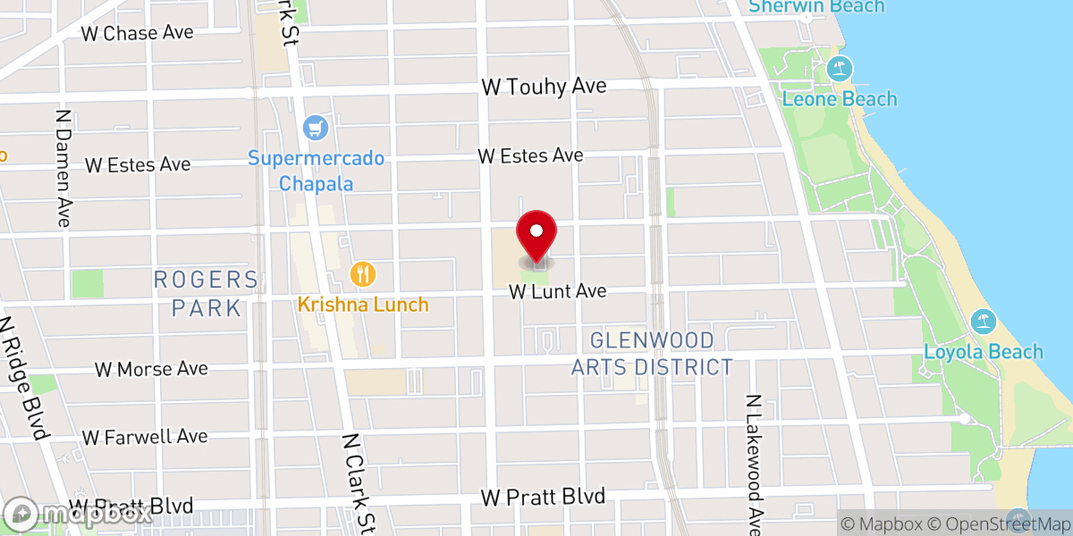 Map showing location of SDB Chicago