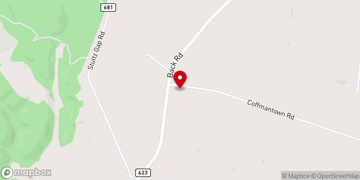 Map showing location of Community Mission Church-Brethren