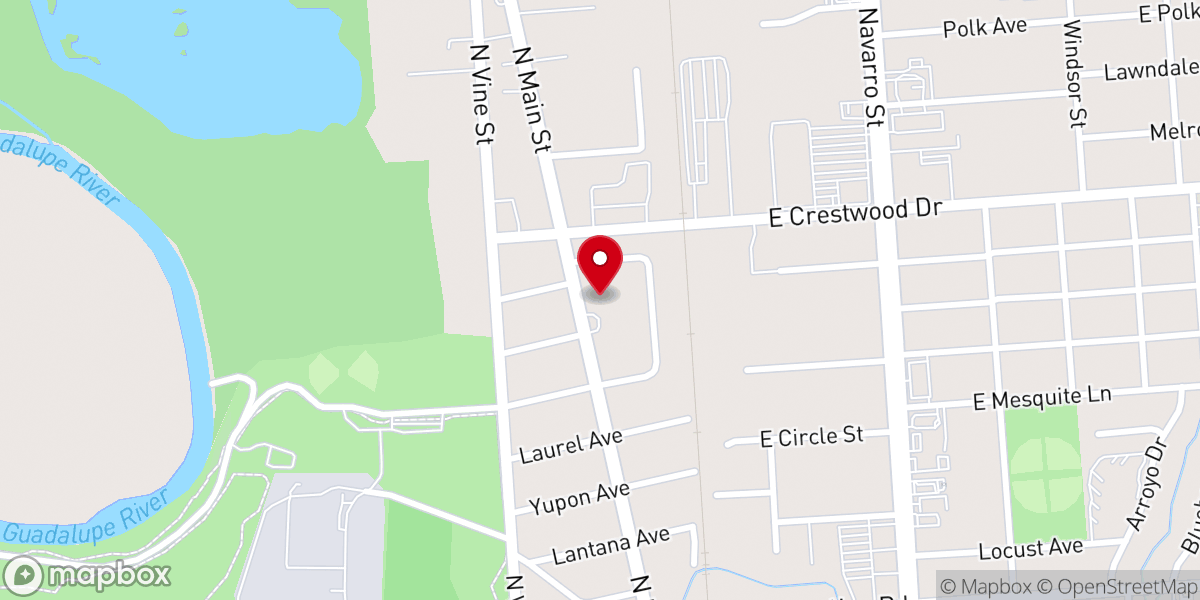 Map showing location of The Jesus Church