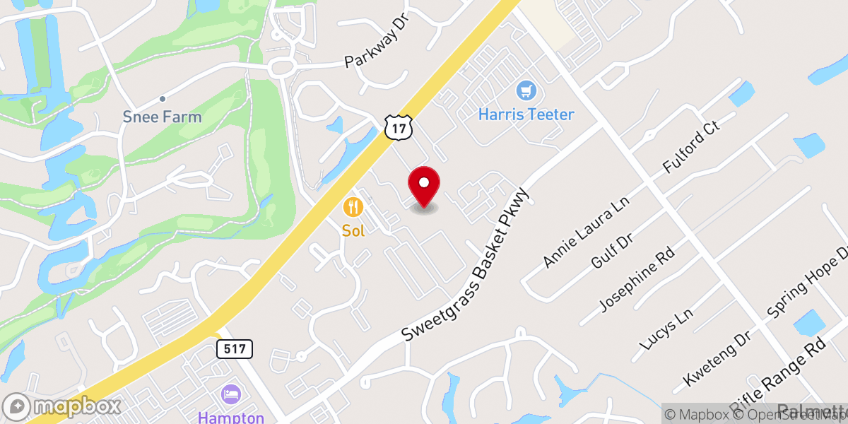 Map showing location of Kesner Center