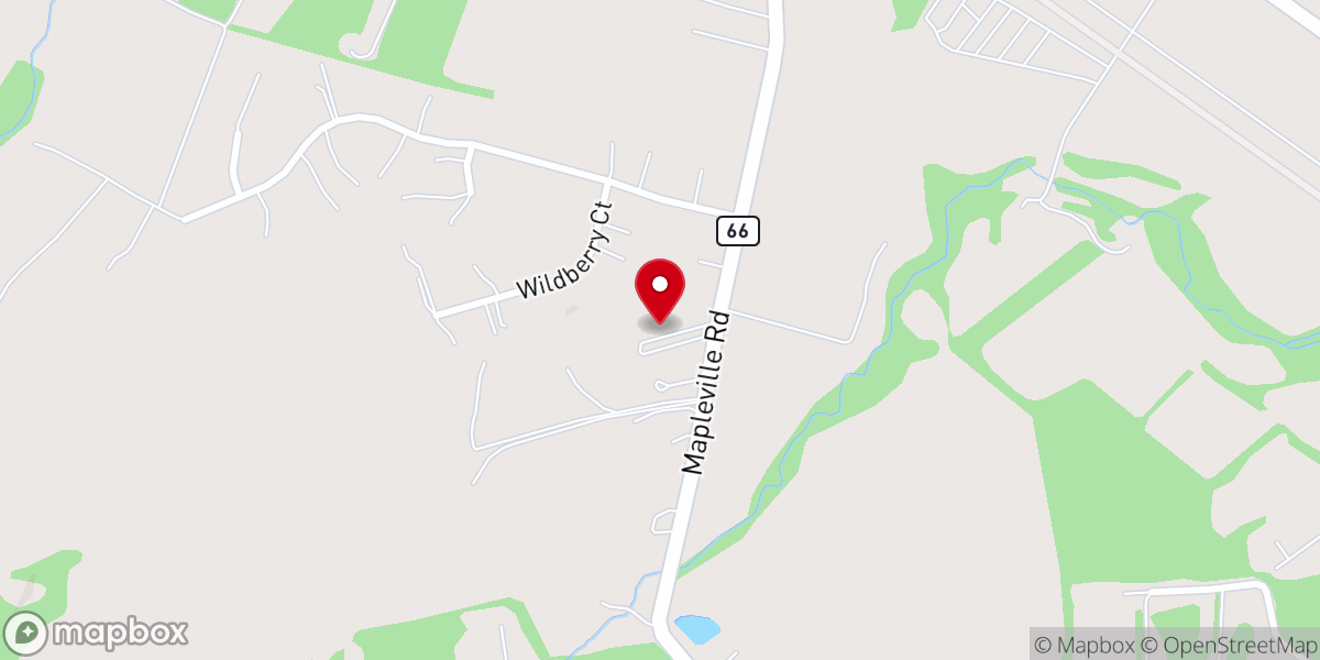 Map showing location of Willow Brook Seventh-day Adventist Church