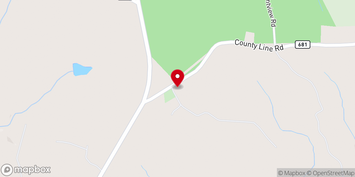 Map showing location of Madisonville Presbyterian Church