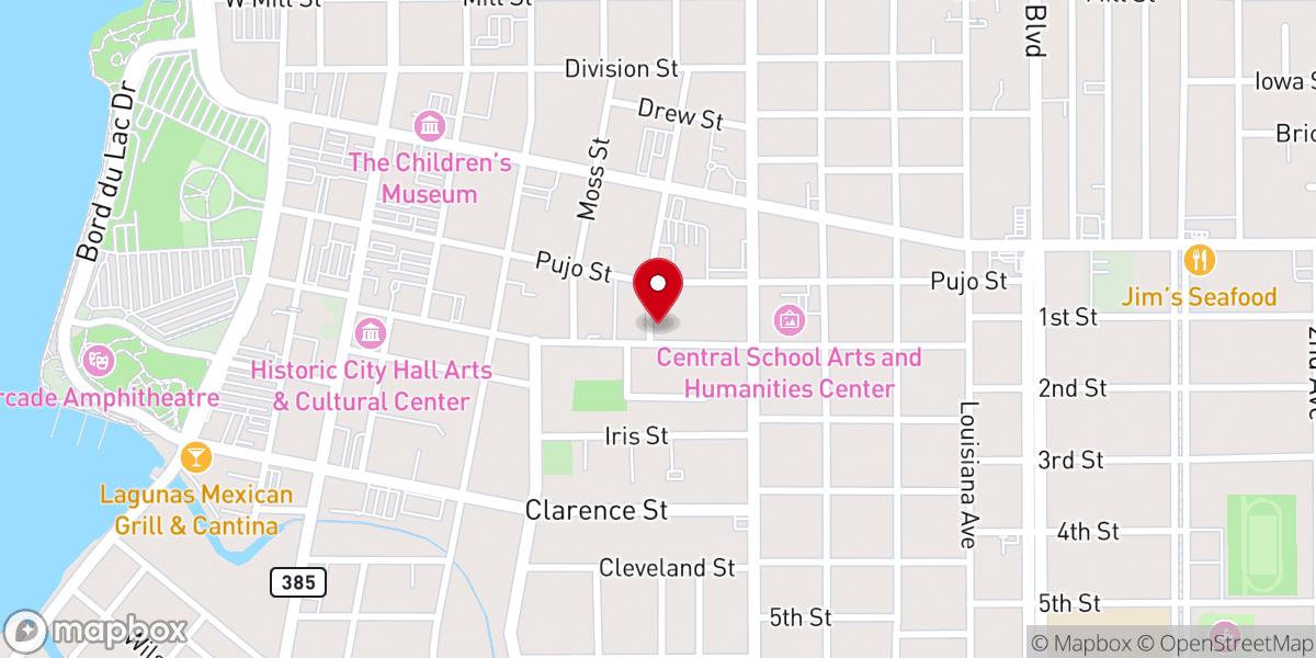 Map showing location of Christian Science Society