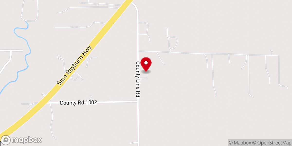Map showing location of Peace Tabernacle UPC