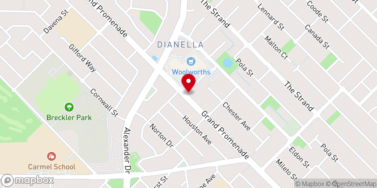 Map showing location of Our Lady's Assumption Catholic Church