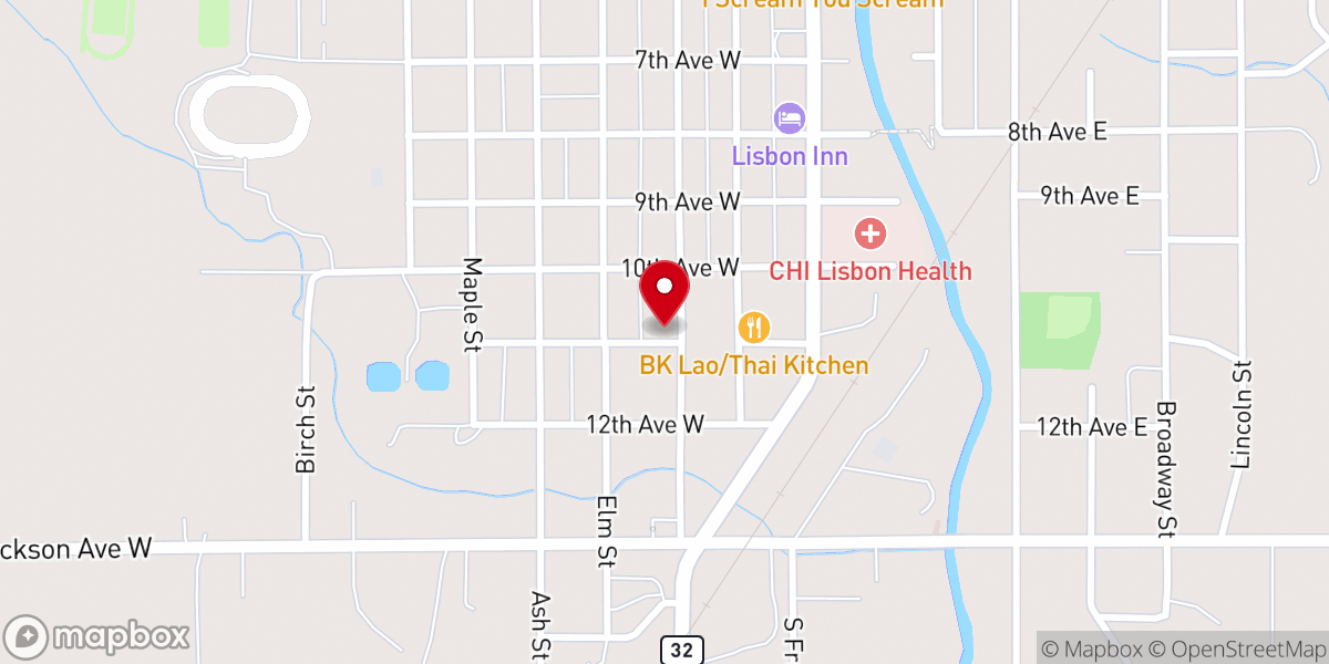 Map showing location of Faith Assembly of God