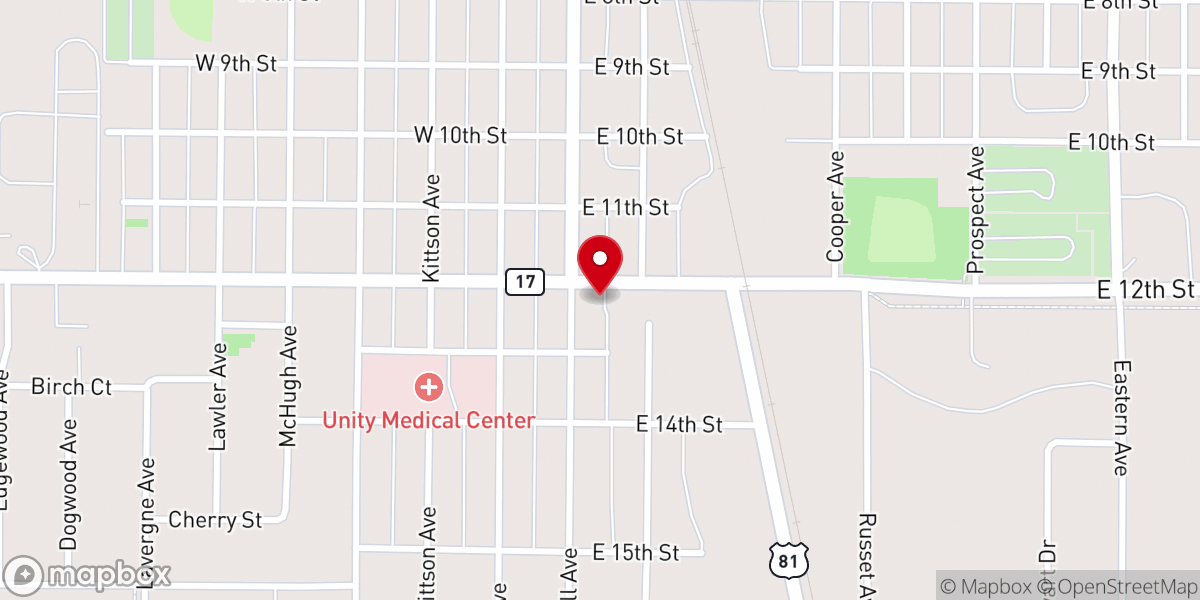 Map showing location of St Stanislaus of Warsaw Preservation Trust