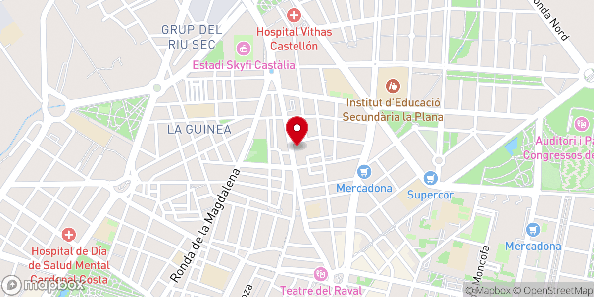 Map showing location of Parroquia católica ortodoxa rumana de Castellón de la Plana “Sf. Ierarh Nicolae”
