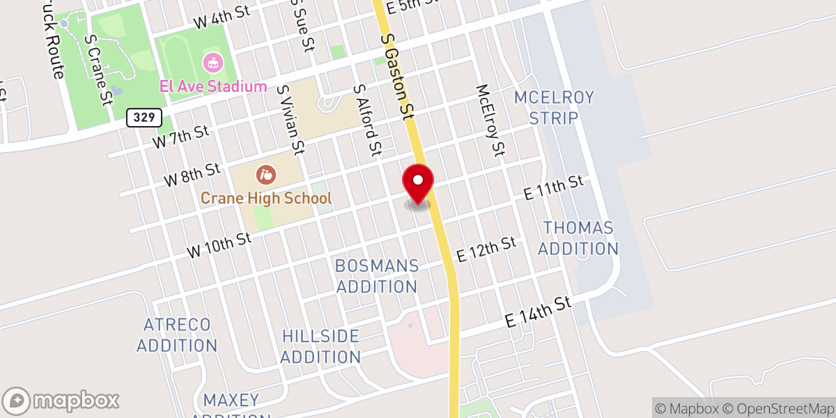 Map showing location of First United Methodist Church