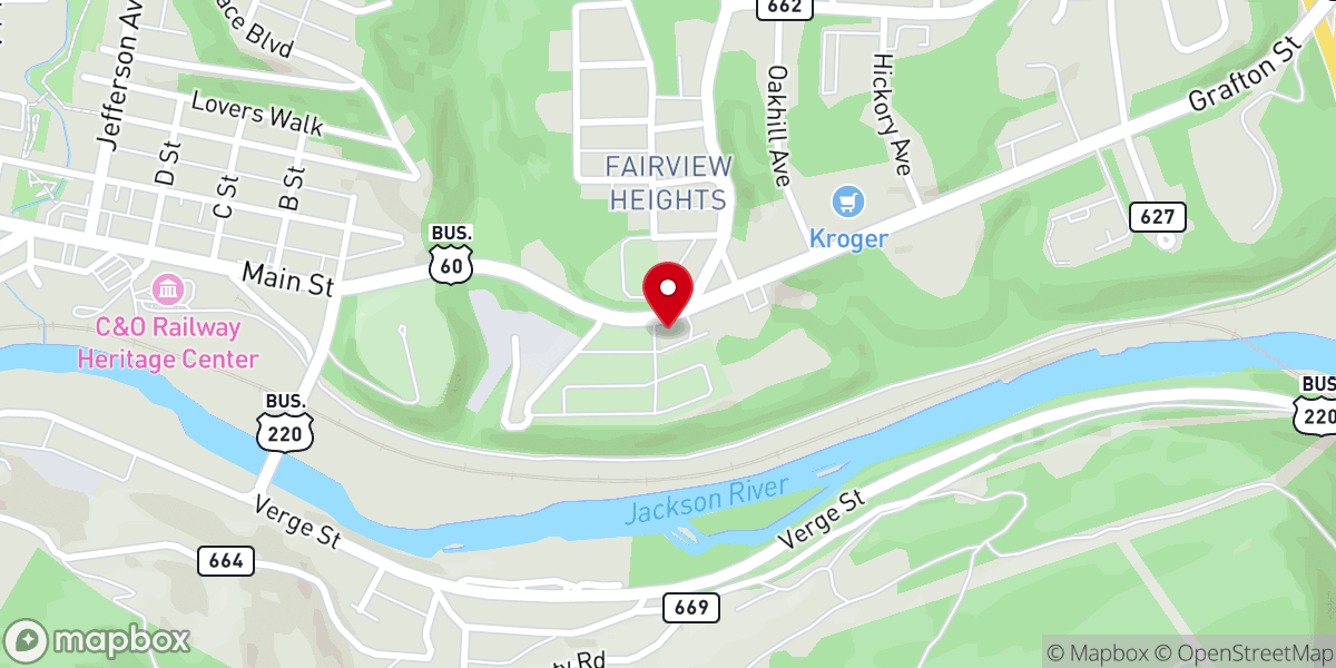 Map showing location of Slaughter Terry W DDS