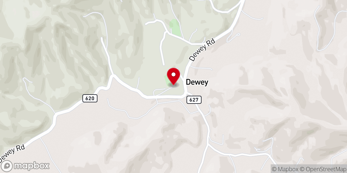 Map showing location of Mt Zion Church